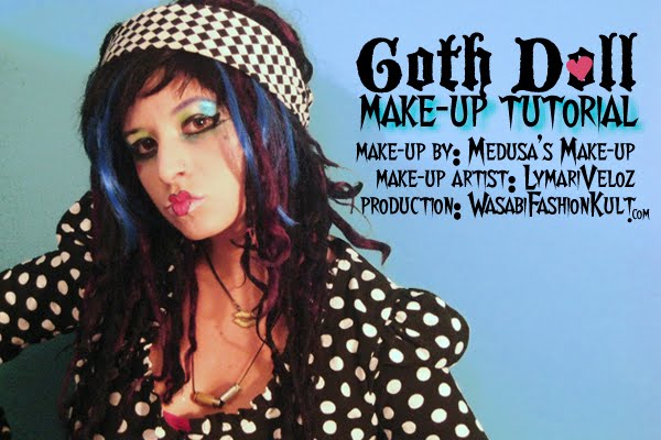 goth makeup tutorial. Goth Doll Make-up Tutorial