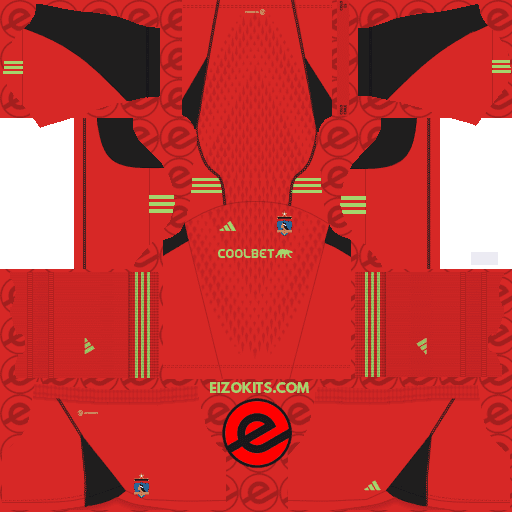 Colo Colo Kits 2023-2024 Released Adidas - DLS Kits 2019 (Goalkeeper Home)