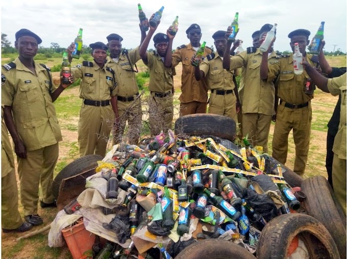 Jigawa state Hisbah distroys drinks worth over N3million 