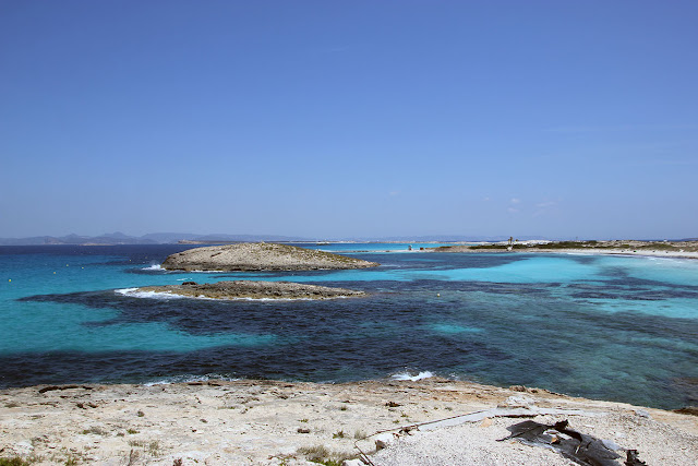 beach map formentera