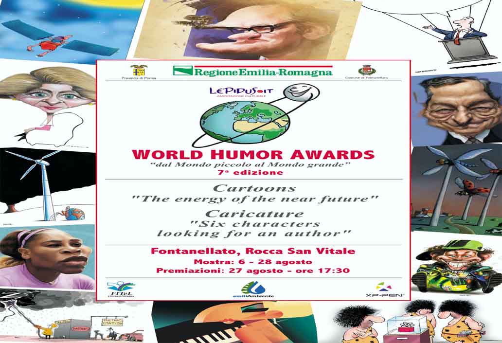 Winners of the 7th World Humor Awards in Italy