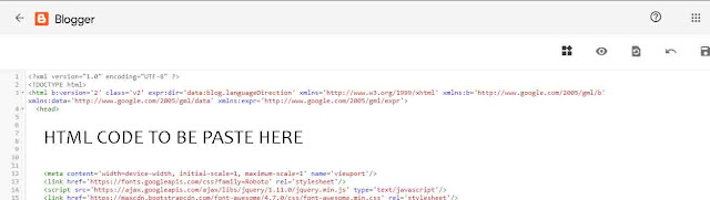 Google Analytics Blogger HTML CODE