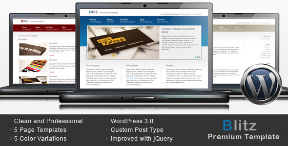 Blitz - Premium Business WordPress Theme - Business Corporate
