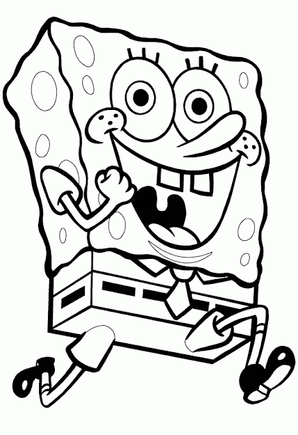 Images Of Spongebob Squarepants Coloring Pages