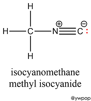 Lewis structure of methyl isocyanide