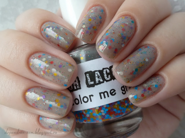 Lush lacquer Color me gray