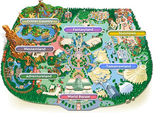 disneyland california map. disneyland california map