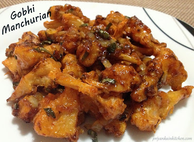 Dry Gobhi Gobi Manchurian