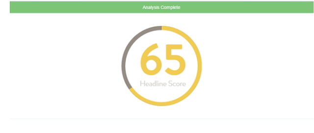 CoSchedule Headline Analyzer