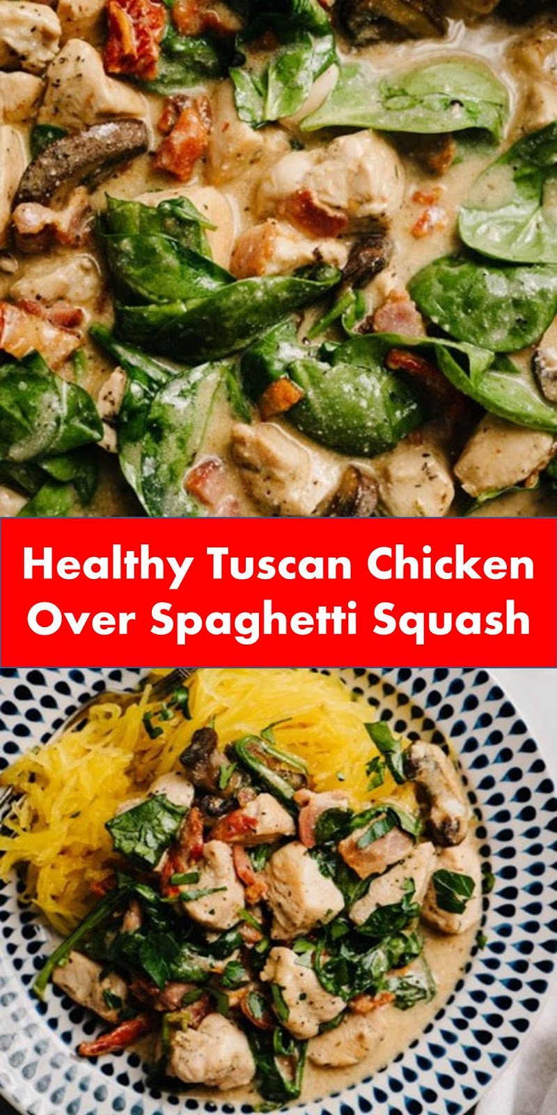 #Yummy #Healthy #Tuscan #Chicken #Over #Spaghetti #Squash - .drinkdd30