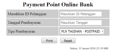 Cara Cetak struk tagihan listrik 3