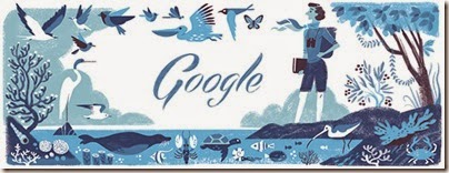 Google Doodle 2014.05.27 Rachel-Louise-Carsons 107th birthday