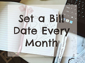 Set a Bill Date Every Month #FinancialPeace #clevergirls #ad 