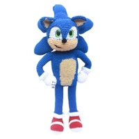 SONIC AMIGURUMI PATRÓN GRATIS