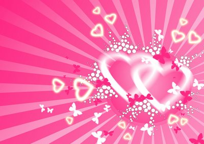 Pink Love Heart Wallpaper on Pink Love Hearts Wallpaper