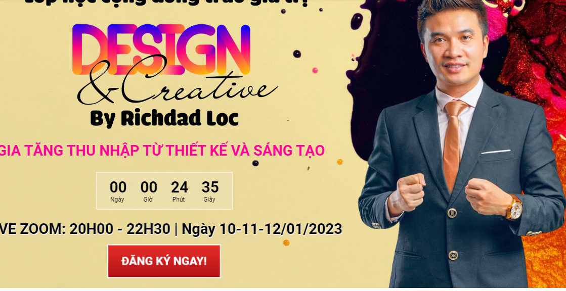 Share Khóa Học Truyền Nghề Thiết Kế Và Sáng Tạo Richdad Lộc