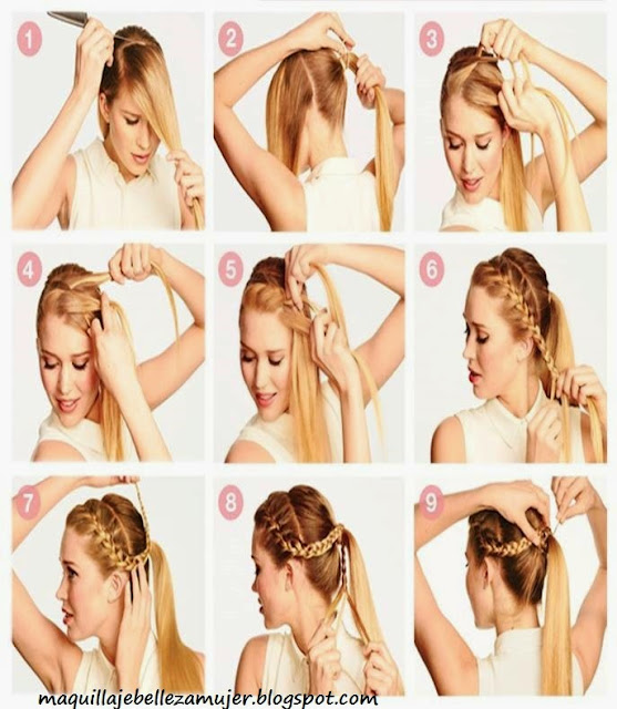 TRENZAS PARA CABELLO LARGO by maquillajebellezamujer.blogspot.com