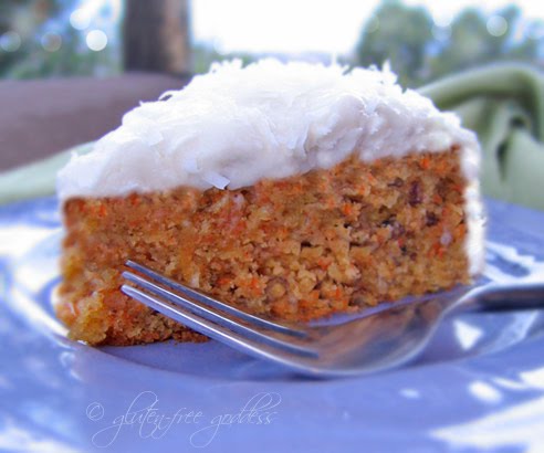 Gluten-free carrot cake recipe made with Pamela's Baking Mix