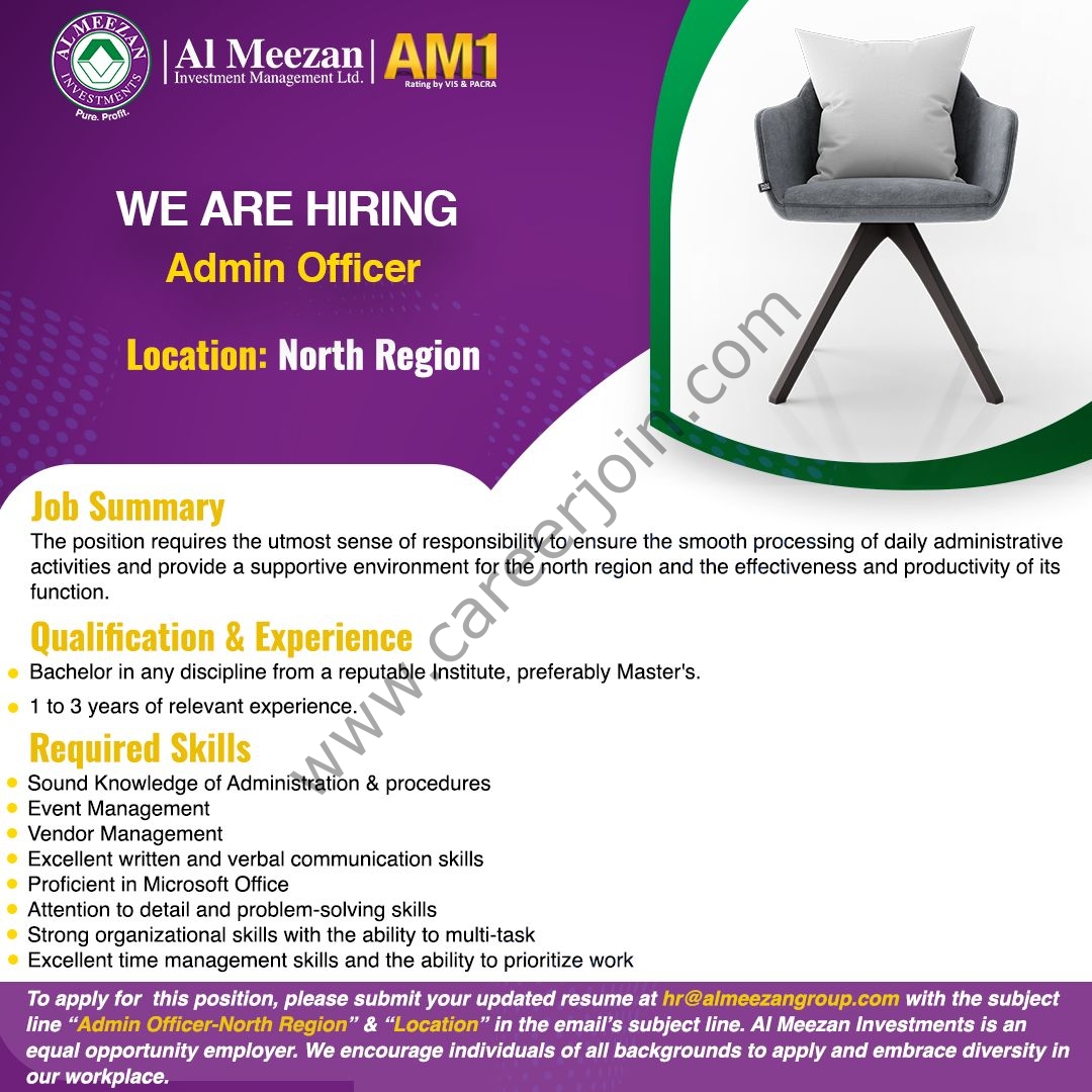 Jobs in Al Meezan Investment Management Limited