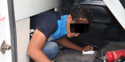 Migrant ascuns în peretele vagonului unui tren de persoane descoperit la Calafat