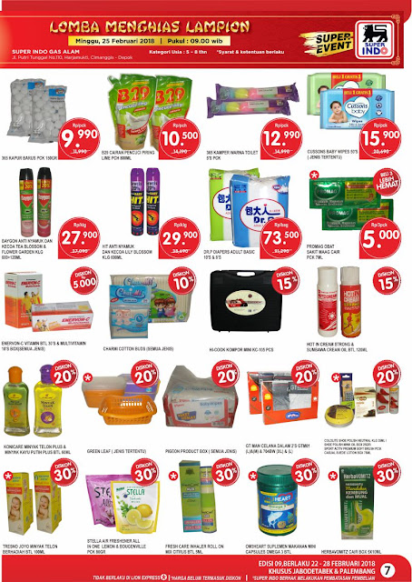 Katalog SUPERINDO Promo SUPERINDO Terbaru Periode 22 - 28 Februari 2018