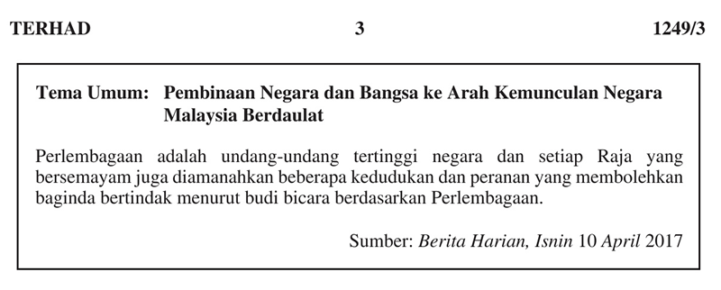 Soalan Peperiksaan Awal Tahun Sejarah Tingkatan 4 - Kuora m