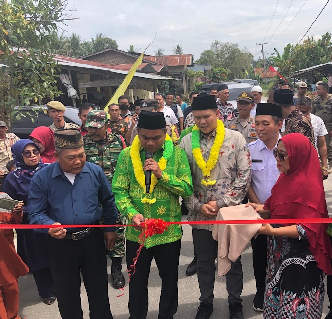 Cegah Jalan Cepat Rusak, Bupati dan Wabup Sergai Harap Masyarakat Turut Merawat 