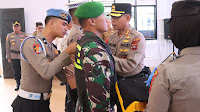 Polres Agam Melaksanakan Apel Gelar Pasukan Operasi Patuh Singgalang 2025 Bertempat di Aula Wibisono Polres Agam.