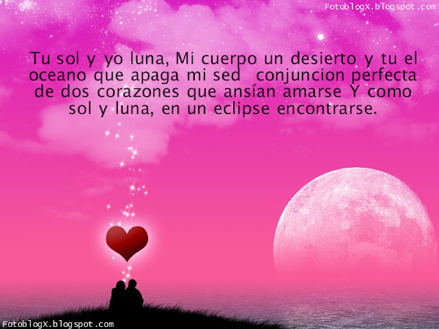 Tu Sol y Yo Luna - Imagen de Amor para Facebook