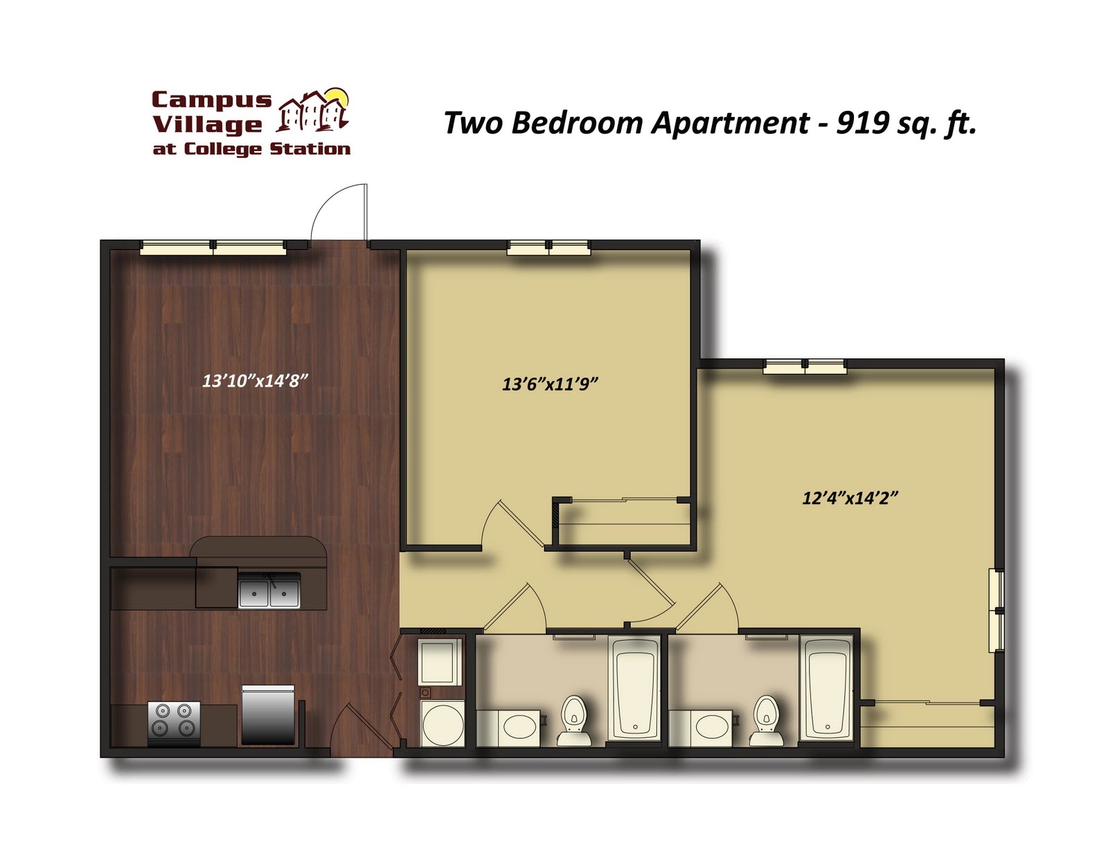 4 Bedroom Apartment Floor Plans