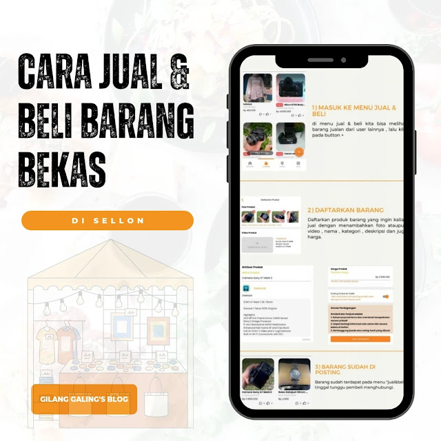 Cara jual beli barang bekas di sellon