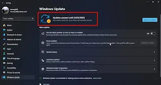 Cara Pause Update Windows 11