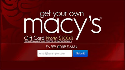  $500 Macy's Gift Card to use at Macy's