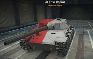 The TNH 105/1000 in World of Tanks.