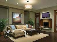 Contemporary Living Room Light Design