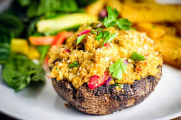 Crab Stuffed Portobellos