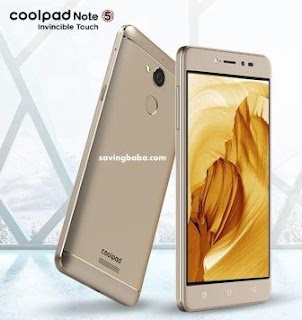 Coolpad Note 5 Rs. 10499 (HDFC Debit Cards) or Rs. 10999 – Amazon