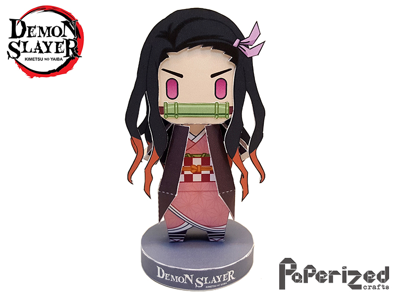 あなたの作りたいを刺激するペーパークラフト リンク データーベース Papercraft Link Database 鬼滅の刃 竈門禰豆子 Demon Slayer Nezuko Kamado ペーパークラフト Papercraft