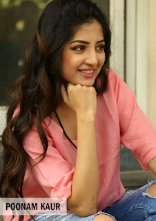 poonamkaur pink top and blue tear jeans cutest smile image