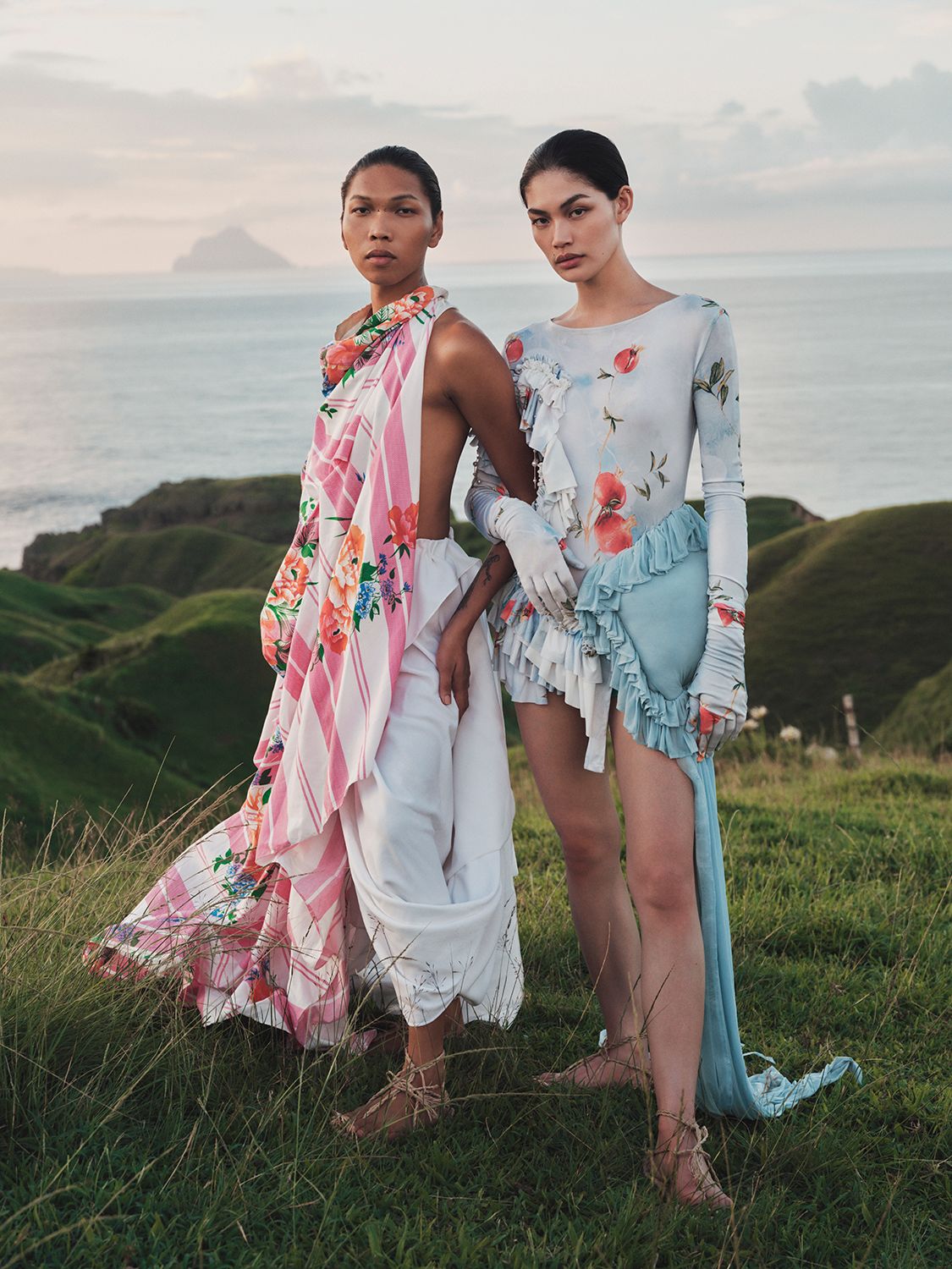 Jo Ann Bitagcol, Lukresia & Rina Fukushi in Vogue Philippines September 2023 by Sharif Hamza