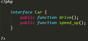Object Oriented Programming Creating Interface