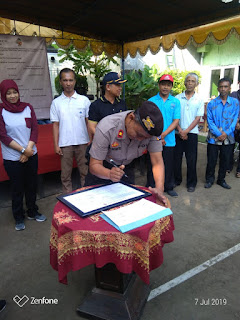 Kapolsek Kotagede Hadiri Deklarasi Gerakan Kampung Panca Tertib Gedongkuning