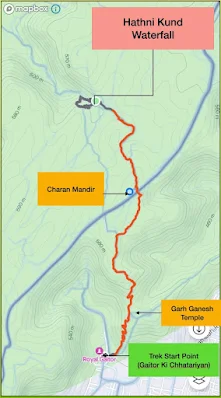 Garh Ganesh to Hathni Kund Trekking Route