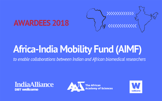 India Alliance and AAS announces awardees of the Africa-India Mobility Fund (AIMF)