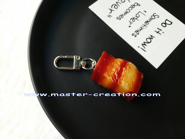 mini simulated meat pendant