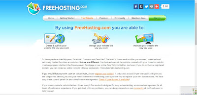 free web hosting terbaik 2018