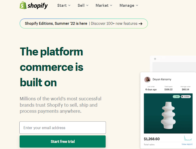 Shopify e-commerce company 