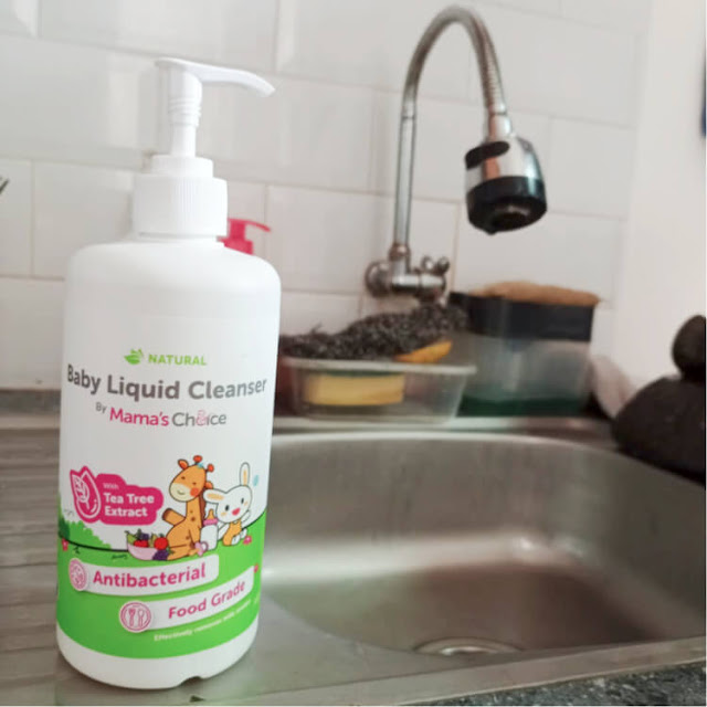 mama's choice baby liquid cleanser aman untuk sayur dan buah