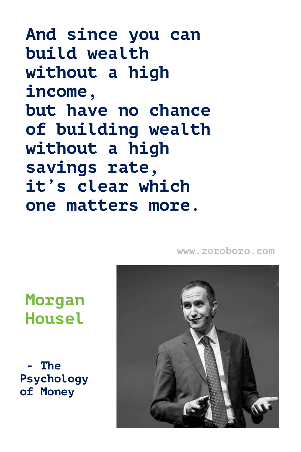 Morgan Housel Quotes, The Psychology of Money Quotes, wealth, greed, and happiness Quotes, Morgan Housel Books Quotes, Morgan Housel Quotes On Money.