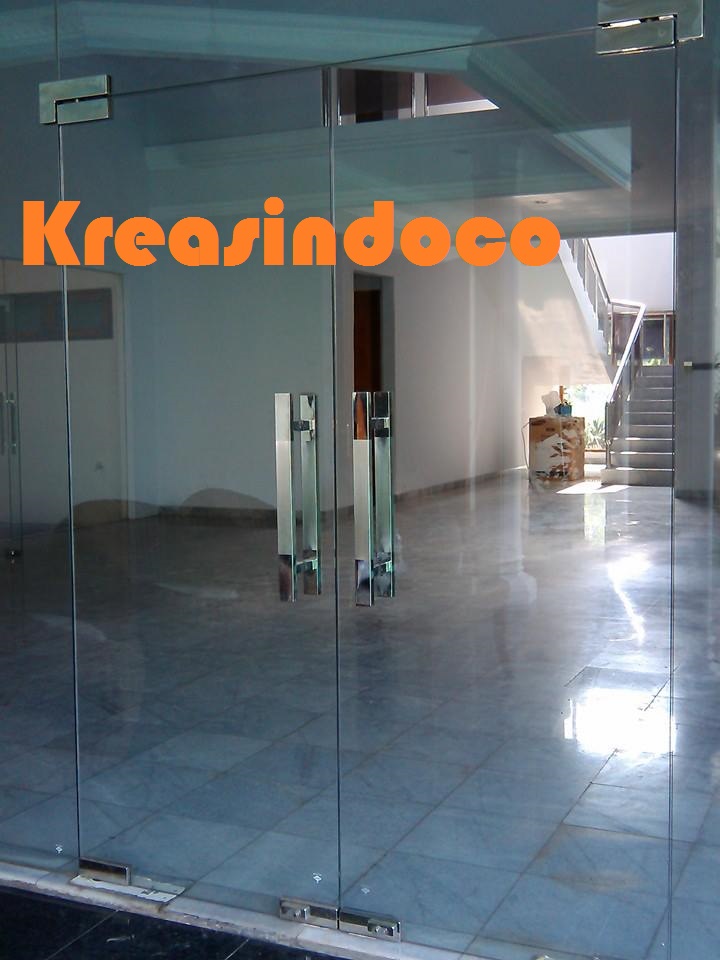 Info Harga  Berbagai Macam Kaca  Pintu Kaca  Frameless 